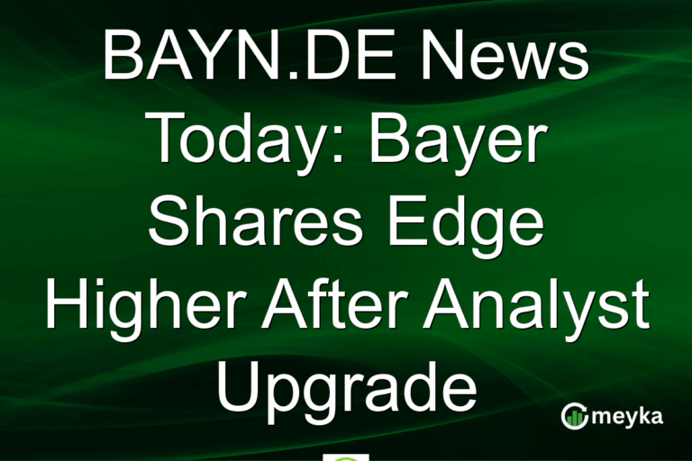 BAYN.DE News Today: Bayer Shares Edge Higher After Analyst Upgrade
