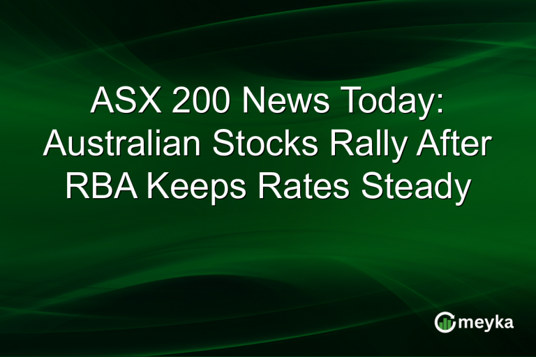 ASX 200 News Today: Australian Stocks Rally After RBA Keeps Rates Steady