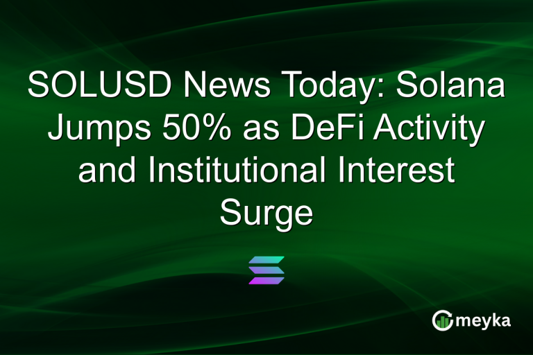 SOLUSD News Today: Solana Jumps 50% as DeFi Activity and Institutional Interest Surge
