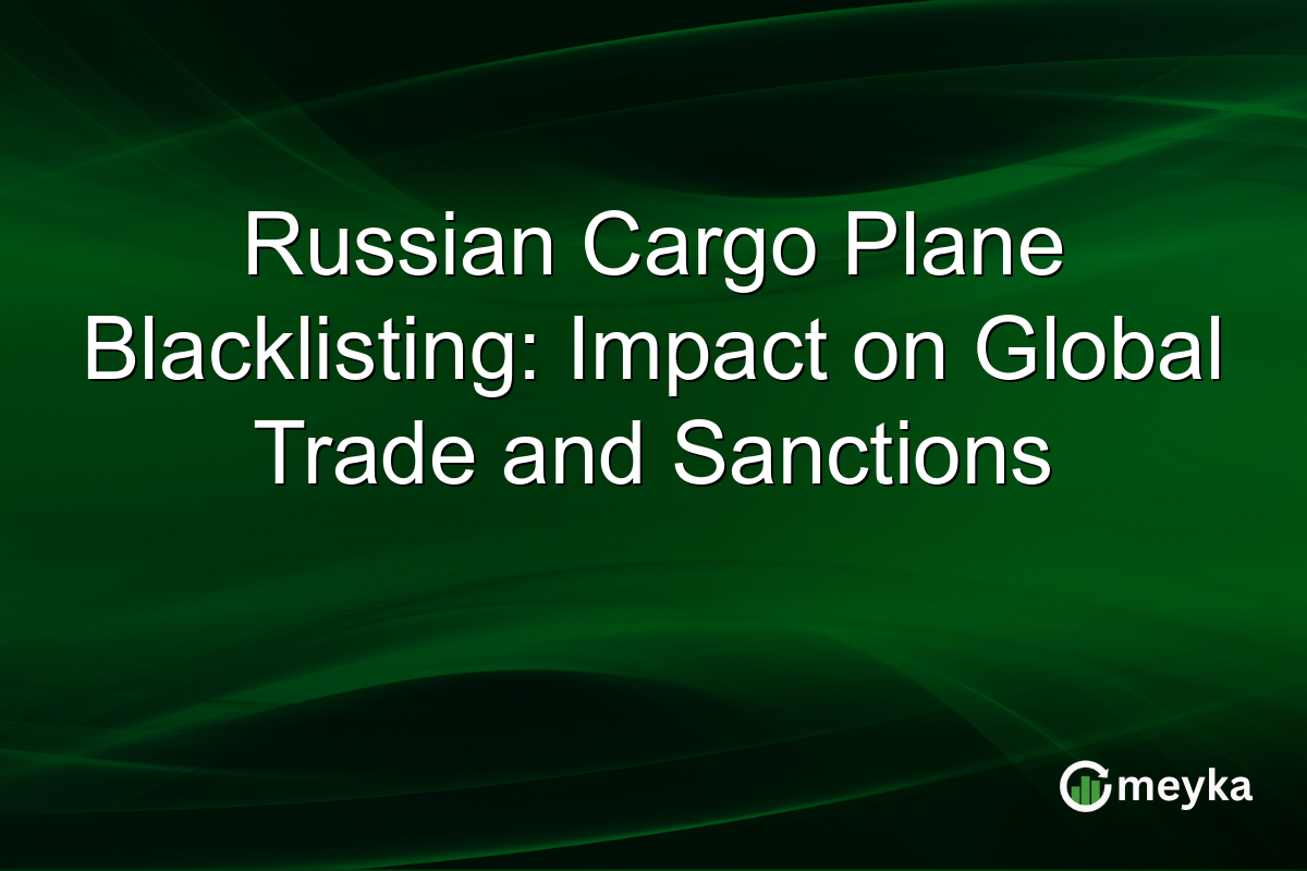 Russian Cargo Plane Blacklisting: Impact on Global Trade and Sanctions