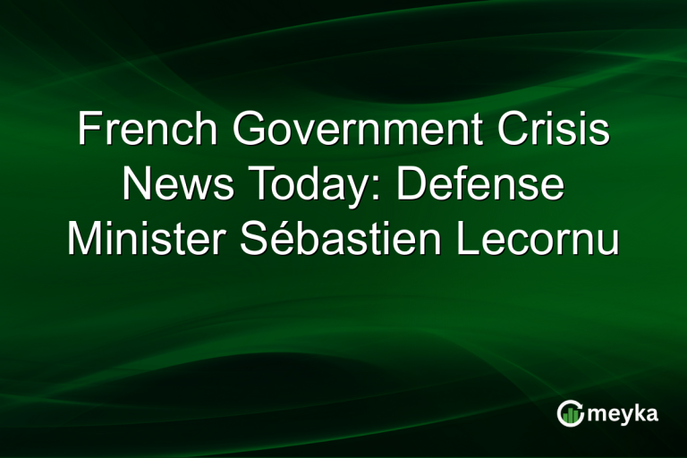 French Government Crisis News Today: Defense Minister Sébastien Lecornu