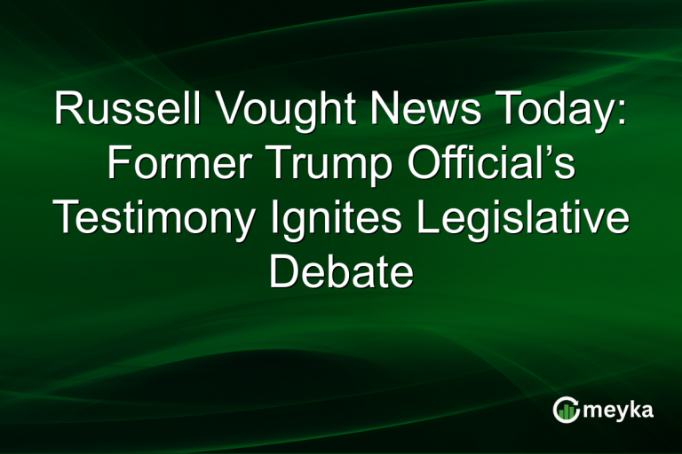 Russell Vought News Today: Former Trump Official’s Testimony Ignites Legislative Debate