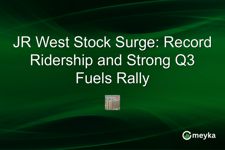 JR West Stock Surge: Record Ridership and Strong Q3 Fuels Rally