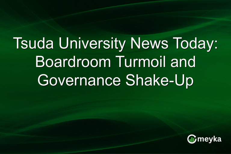 Tsuda University News Today: Boardroom Turmoil and Governance Shake-Up