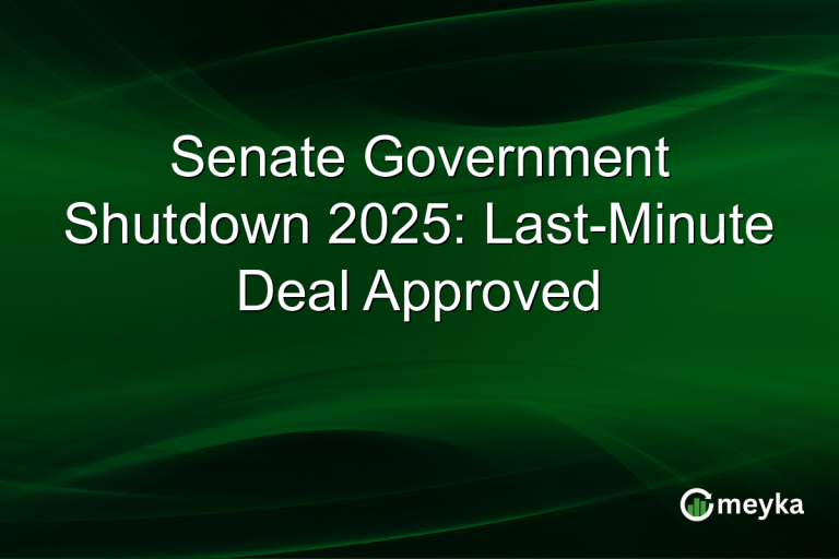Senate Government Shutdown 2025: Last-Minute Deal Approved