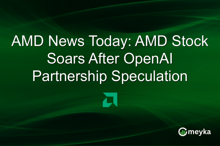 AMD News Today: AMD Stock Soars After OpenAI Partnership Speculation