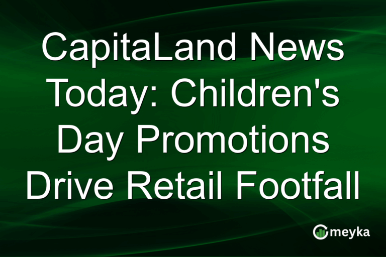 CapitaLand News Today: Children's Day Promotions Drive Retail Footfall