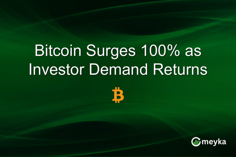 Bitcoin Surges 100% as Investor Demand Returns