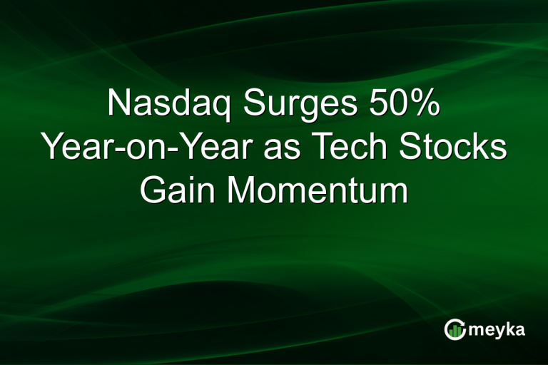 Nasdaq Surges 50% Year-on-Year as Tech Stocks Gain Momentum