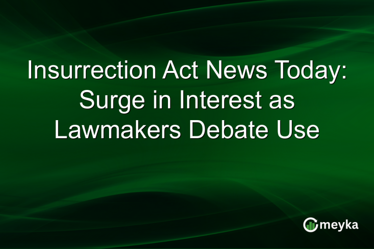 Insurrection Act News Today: Surge in Interest as Lawmakers Debate Use