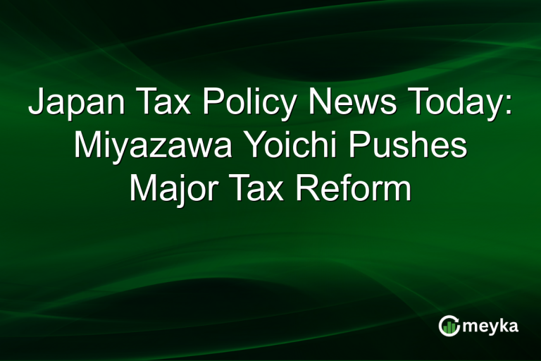 Japan Tax Policy News Today: Miyazawa Yoichi Pushes Major Tax Reform