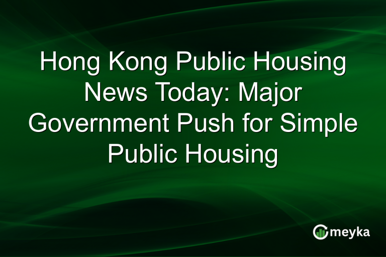 Hong Kong Public Housing News Today: Major Government Push for Simple Public Housing