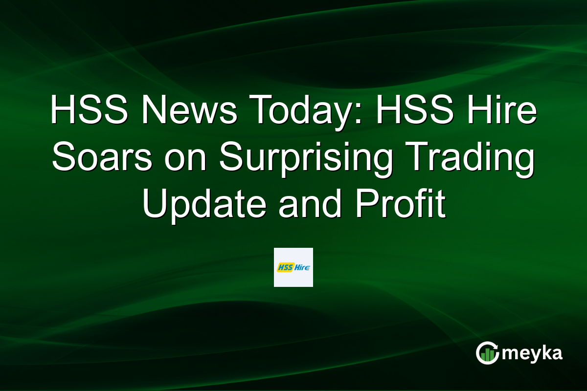 HSS News Today: HSS Hire Soars on Surprising Trading Update and Profit