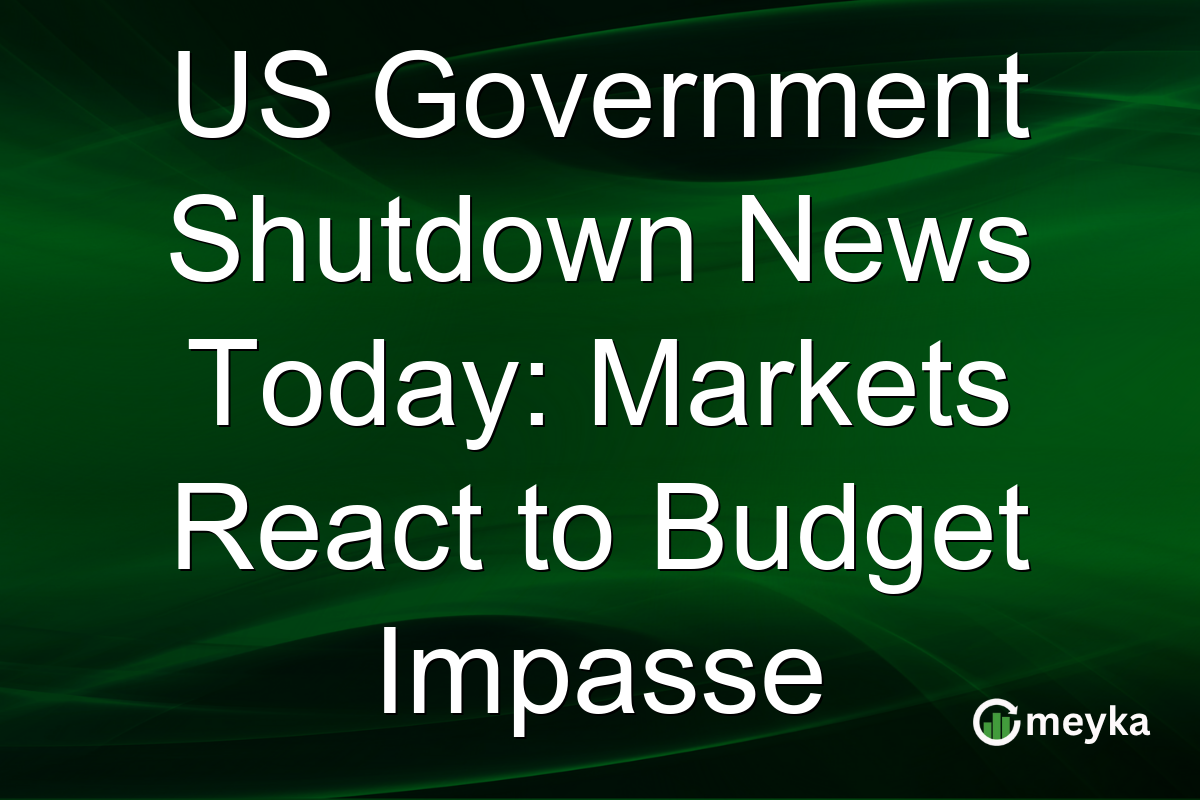 US Government Shutdown News Today: Markets React to Budget Impasse