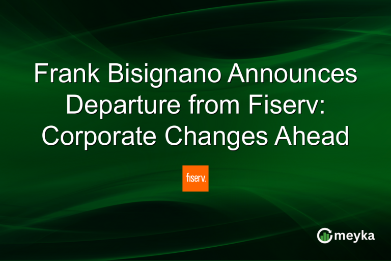 Frank Bisignano Announces Departure from Fiserv: Corporate Changes Ahead