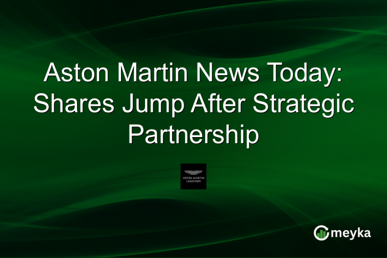 Aston Martin News Today: Shares Jump After Strategic Partnership