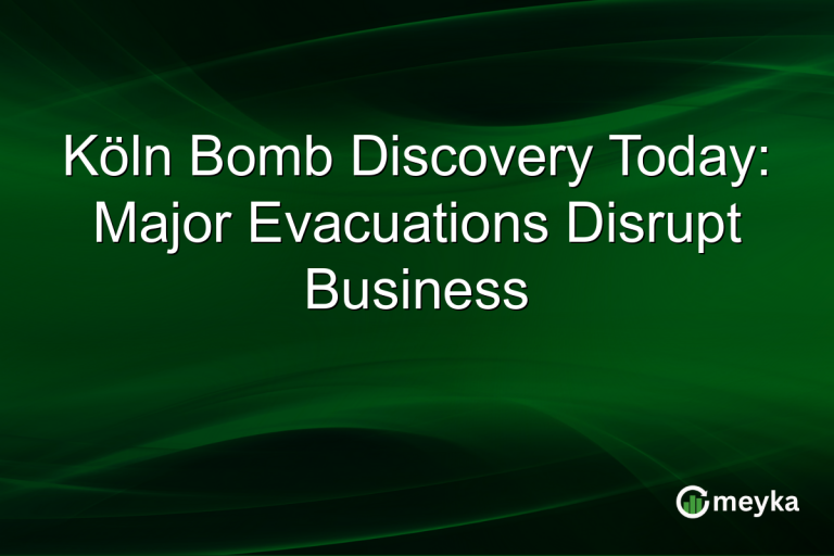 Köln Bomb Discovery Today: Major Evacuations Disrupt Business