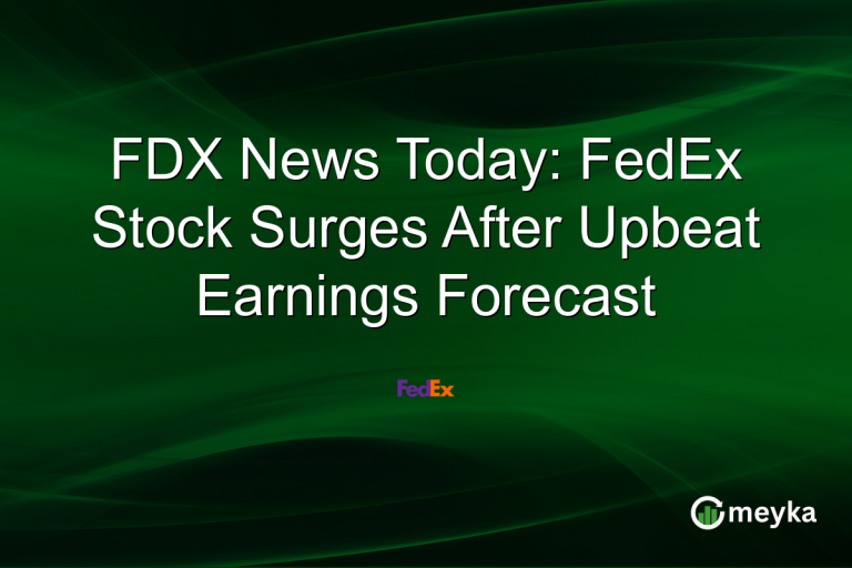 FDX News Today: FedEx Stock Surges After Upbeat Earnings Forecast