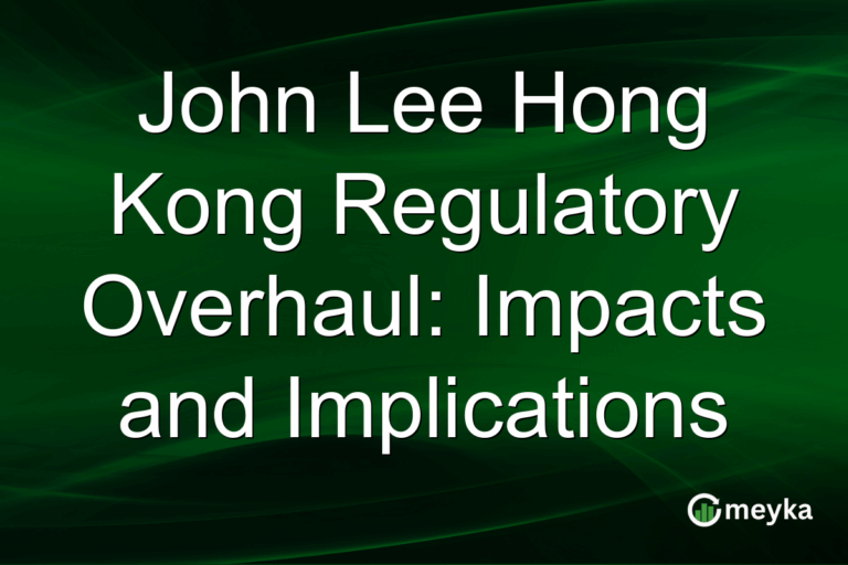 John Lee Hong Kong Regulatory Overhaul: Impacts and Implications