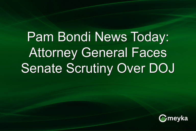 Pam Bondi News Today: Attorney General Faces Senate Scrutiny Over DOJ