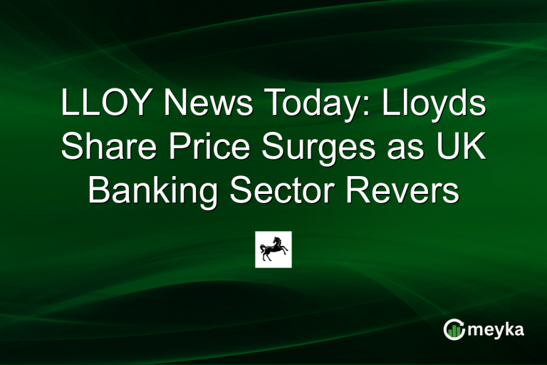 LLOY News Today: Lloyds Share Price Surges as UK Banking Sector Revers
