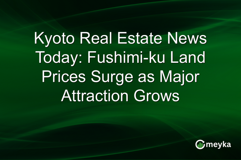 Kyoto Real Estate News Today: Fushimi-ku Land Prices Surge as Major Attraction Grows