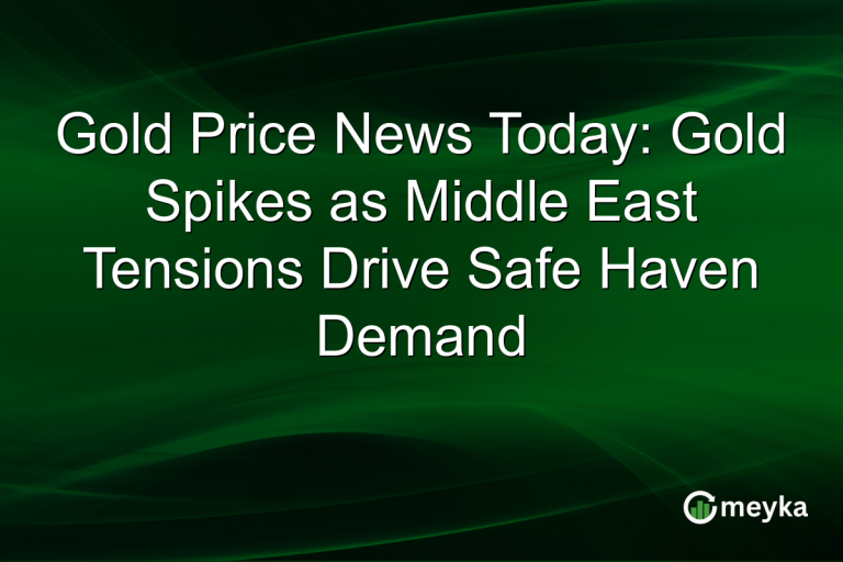Gold Price News Today: Gold Spikes as Middle East Tensions Drive Safe Haven Demand