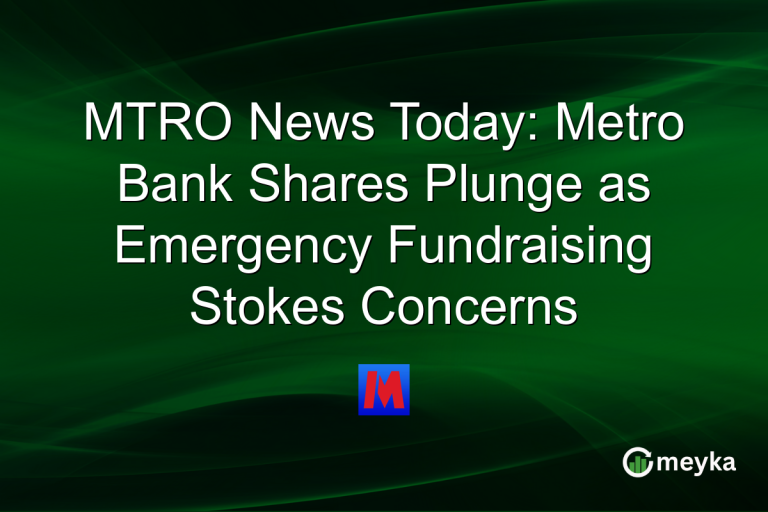 MTRO News Today: Metro Bank Shares Plunge as Emergency Fundraising Stokes Concerns