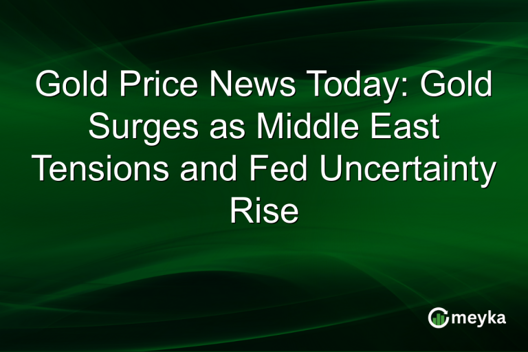Gold Price News Today: Gold Surges as Middle East Tensions and Fed Uncertainty Rise