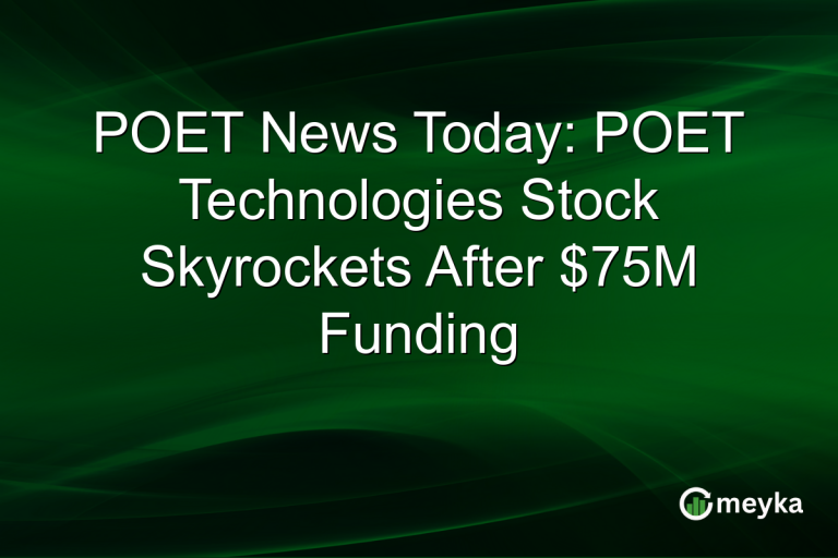 POET News Today: POET Technologies Stock Skyrockets After $75M Funding
