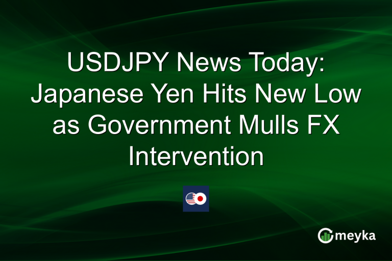 USDJPY News Today: Japanese Yen Hits New Low as Government Mulls FX Intervention