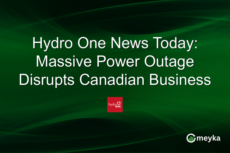 Hydro One News Today: Massive Power Outage Disrupts Canadian Business