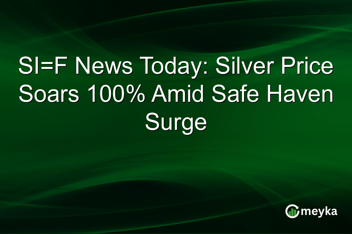 SI=F News Today: Silver Price Soars 100% Amid Safe Haven Surge