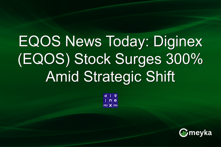 EQOS News Today: Diginex (EQOS) Stock Surges 300% Amid Strategic Shift