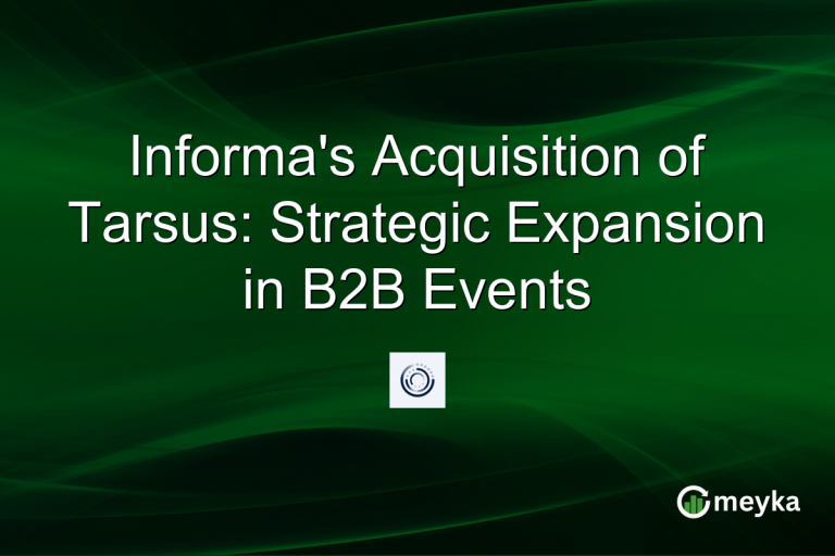 Informa's Acquisition of Tarsus: Strategic Expansion in B2B Events