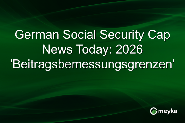 German Social Security Cap News Today: 2026 'Beitragsbemessungsgrenzen'