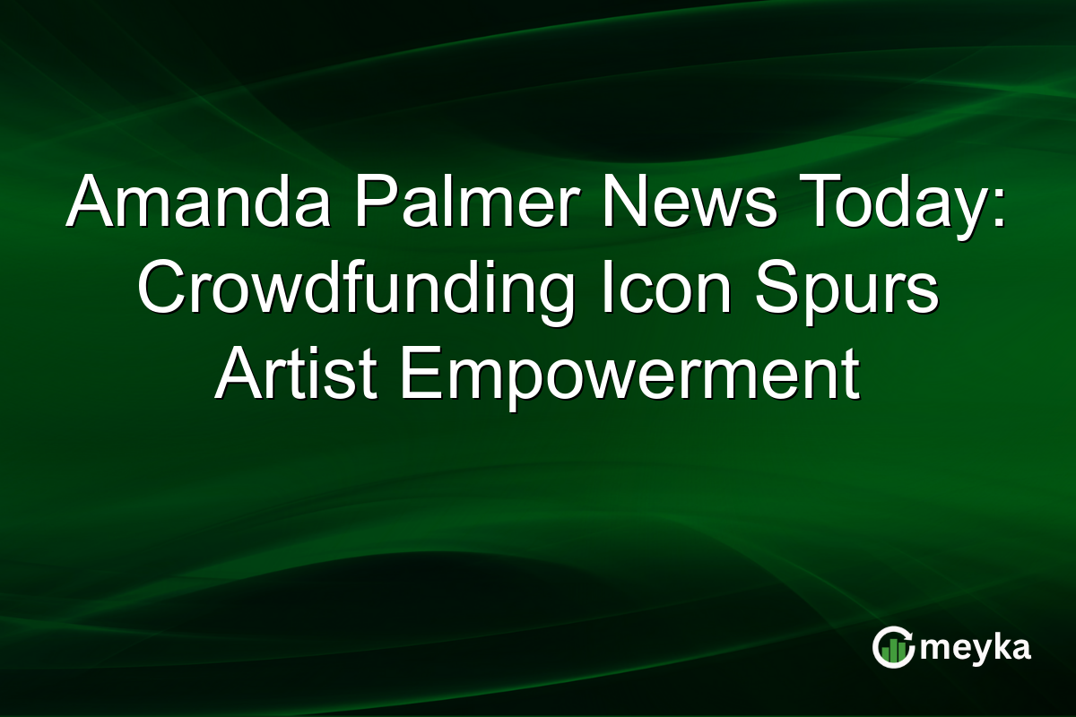 Amanda Palmer News Today: Crowdfunding Icon Spurs Artist Empowerment