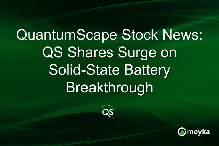 QuantumScape Stock News: QS Shares Surge on Solid-State Battery Breakthrough