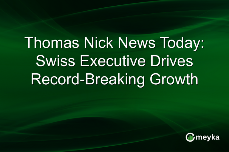 Thomas Nick News Today: Swiss Executive Drives Record-Breaking Growth