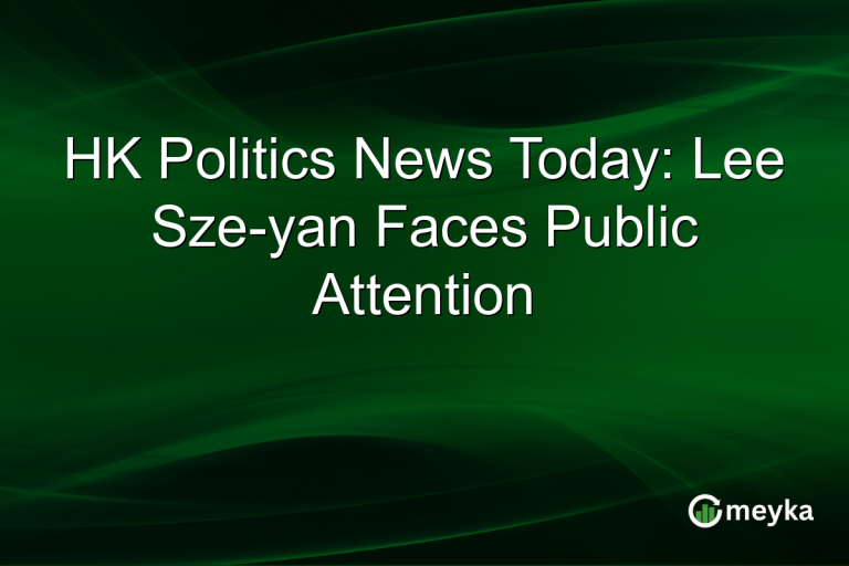 HK Politics News Today: Lee Sze-yan Faces Public Attention