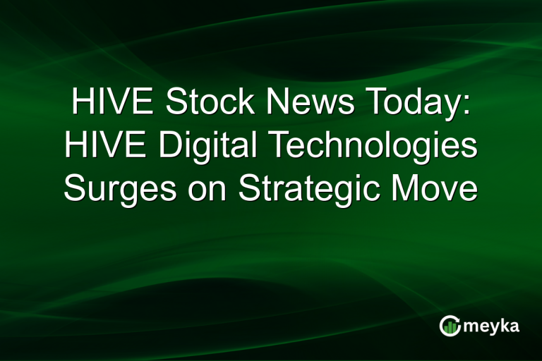 HIVE Stock News Today: HIVE Digital Technologies Surges on Strategic Move