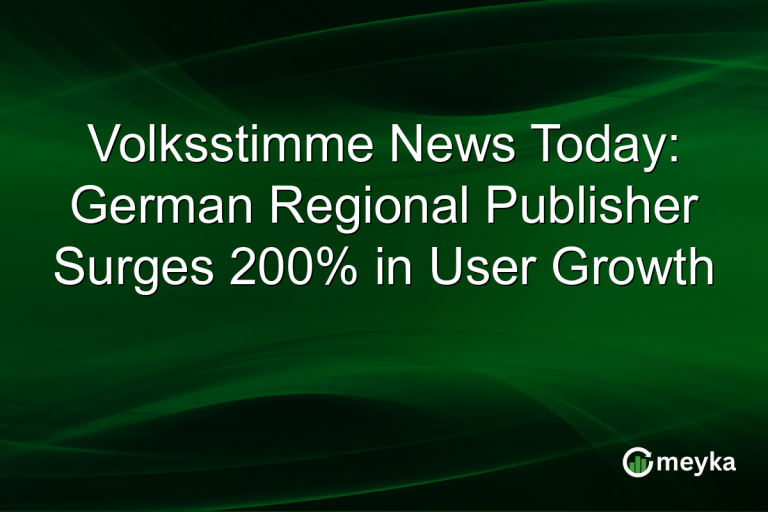 Volksstimme News Today: German Regional Publisher Surges 200% in User Growth