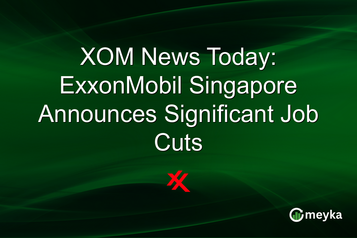 XOM News Today: ExxonMobil Singapore Announces Significant Job Cuts