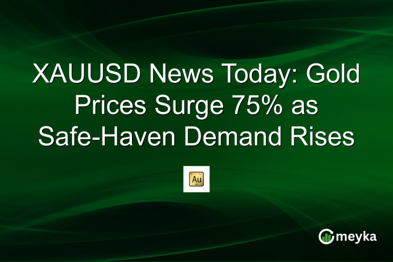 XAUUSD News Today: Gold Prices Surge 75% as Safe-Haven Demand Rises