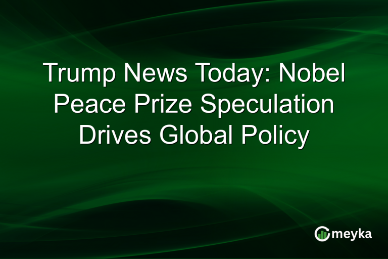 Trump News Today: Nobel Peace Prize Speculation Drives Global Policy
