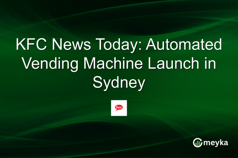 KFC News Today: Automated Vending Machine Launch in Sydney