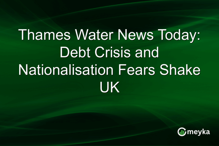 Thames Water News Today: Debt Crisis and Nationalisation Fears Shake UK
