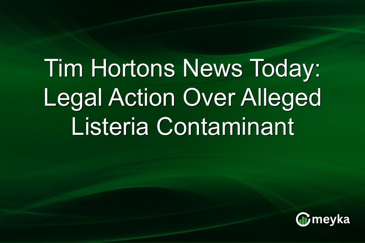 Tim Hortons News Today: Legal Action Over Alleged Listeria Contaminant