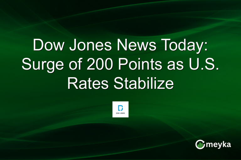 Dow Jones News Today: Surge of 200 Points as U.S. Rates Stabilize