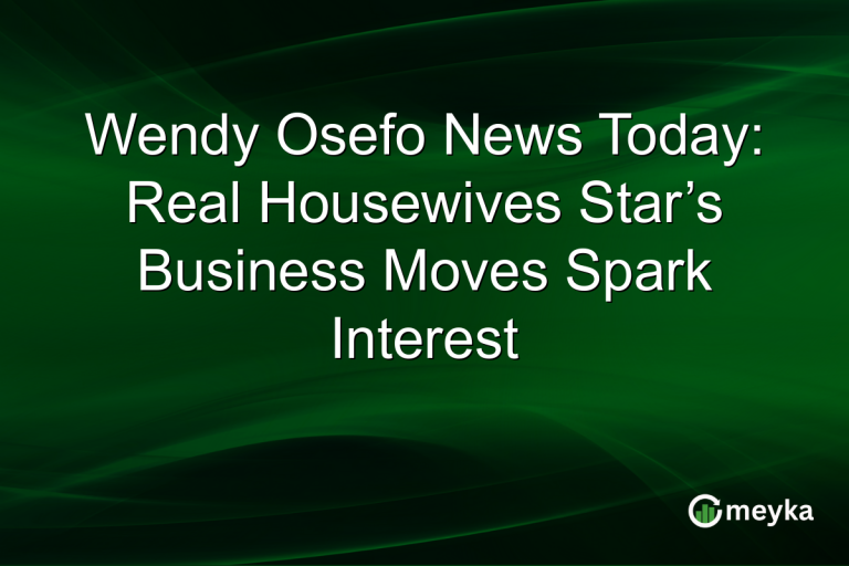Wendy Osefo News Today: Real Housewives Star’s Business Moves Spark Interest